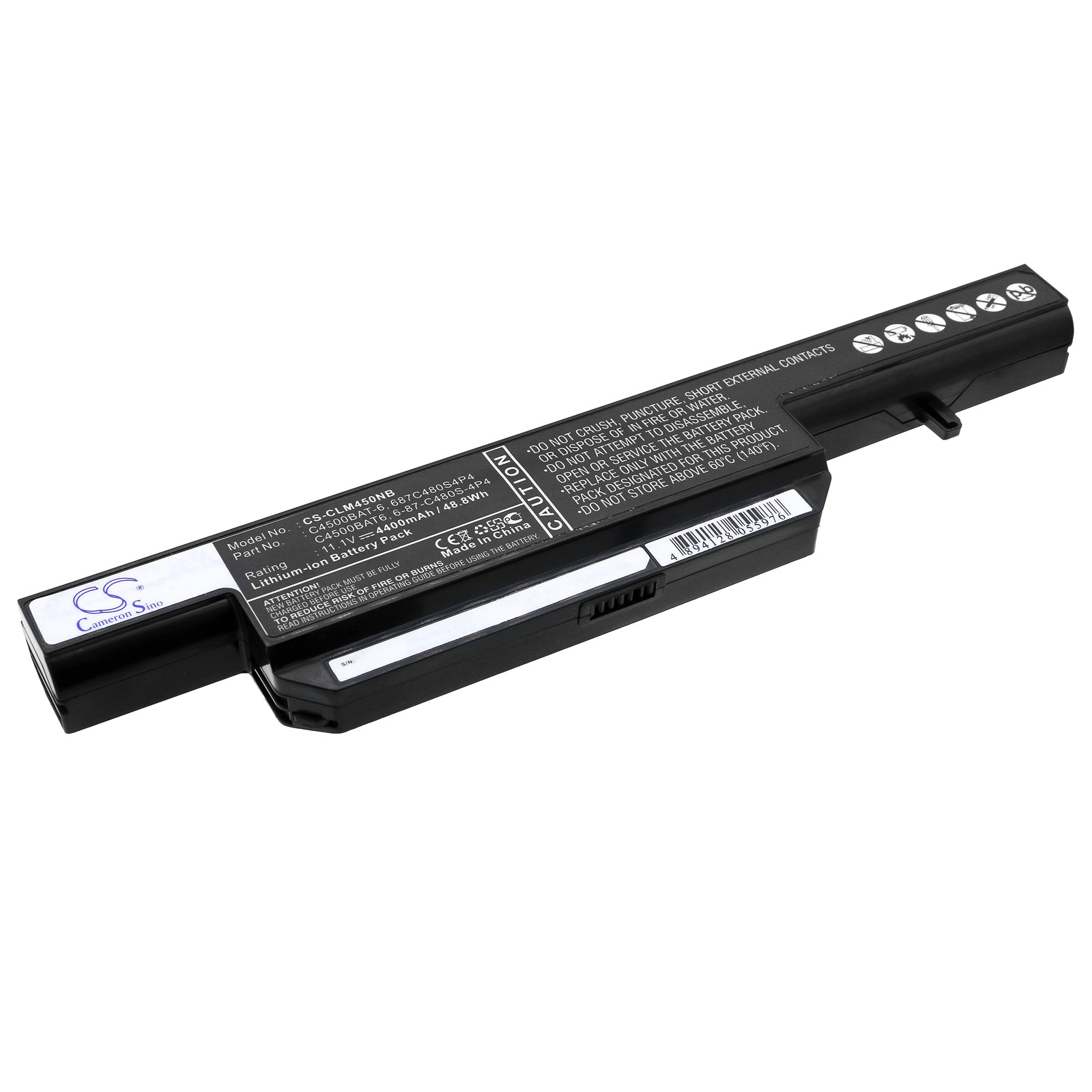 4400mAh Laptop Battery for Clevo Sager Schenker Gigabyte - 11.1V Li-ion Replacement