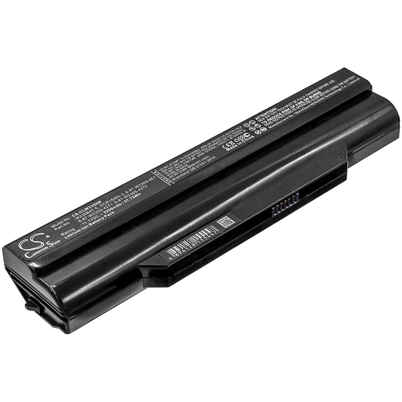 5200mAh Laptop Battery for Clevo W230SD/SS/ST, Schenker XMG-A305, Terrans Force X311 - 11.1V Li-ion Replacement