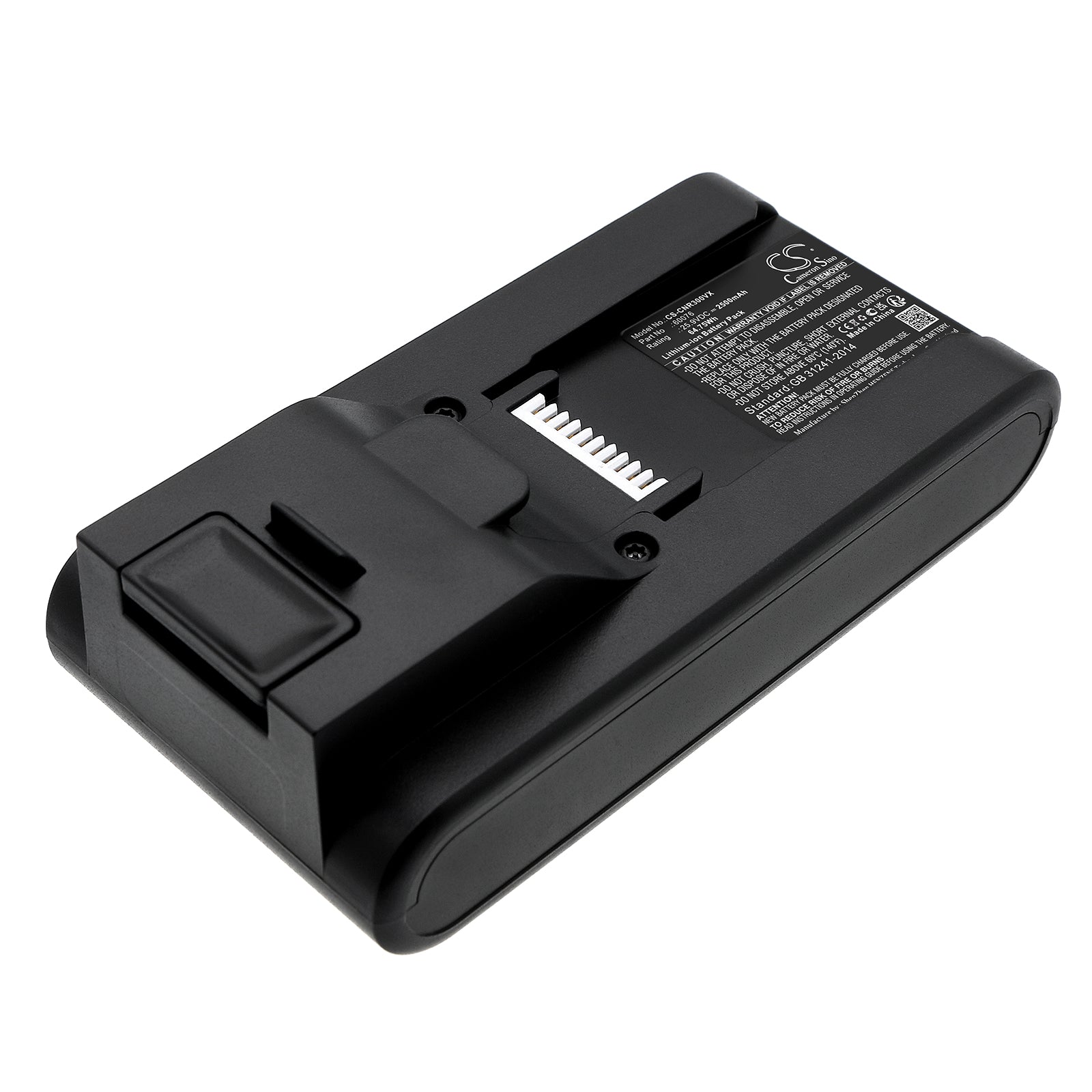 2500mAh Battery for CECOTEC Rockstar & Conga, DeLonghi Colombina - 25.9V Li-ion Replacement Vacuum Battery