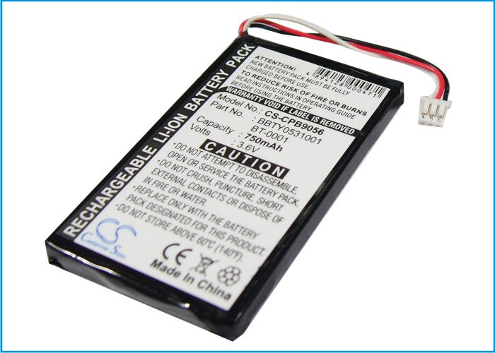 750mAh Li-ion Replacement Battery for Uniden DCX770, DMX776, WDECT 2385 Cordless Phones (3.7V, 2.78Wh)