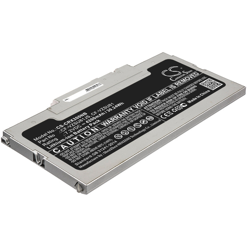 7.2V 4200mAh Replacement Battery for Panasonic Toughbook CF-AX2/AX3 & Lets Note AX2 Laptops