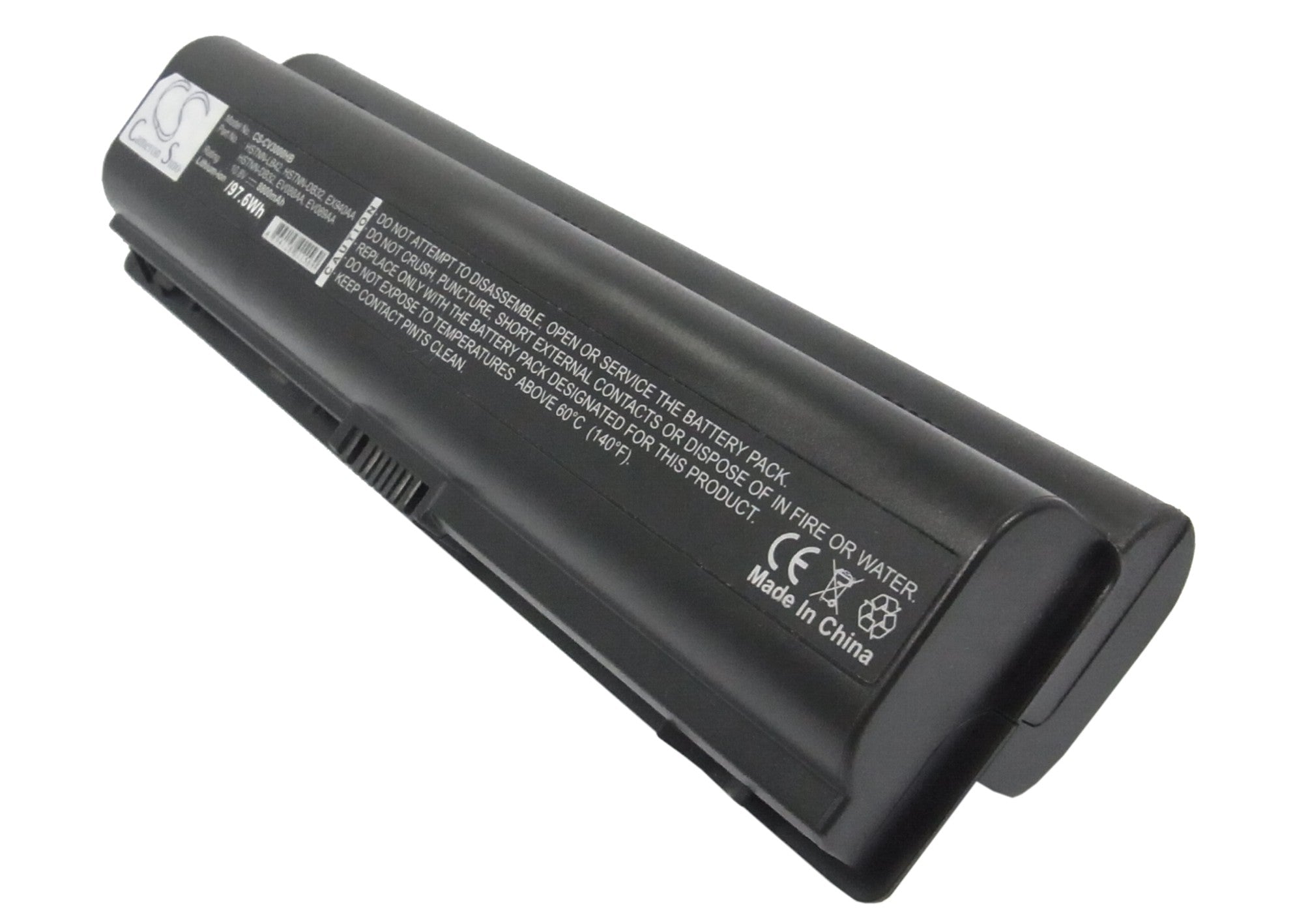 8800mAh Laptop Battery for HP Pavilion dv2000/Compaq Presario - 10.8V Li-ion Extended Life Replacement
