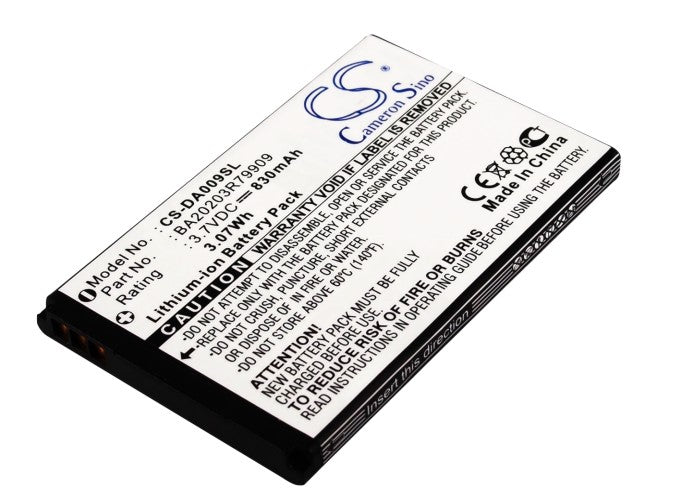 Creative Zen Micro Photo Battery - 830mAh, 3.7V Li-ion Replacement for 4G & 8G Media Players