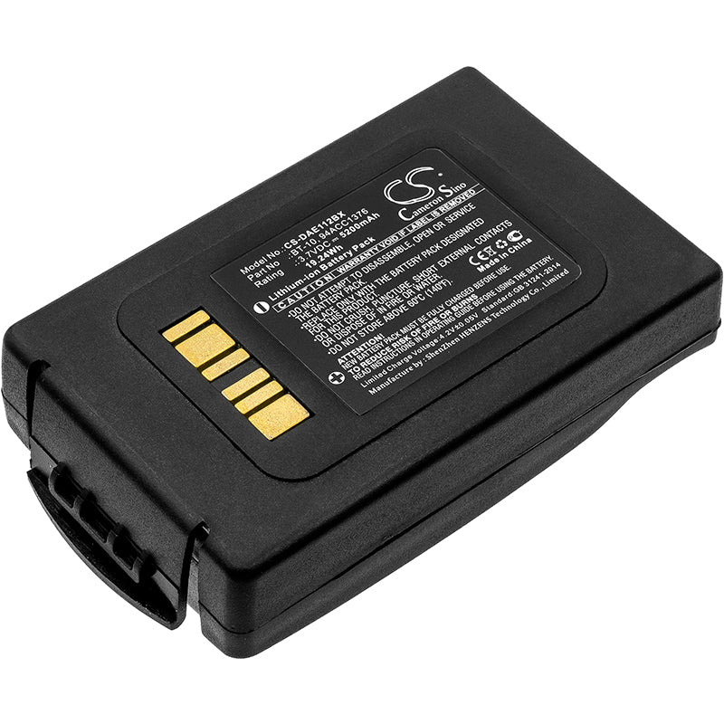 5200mAh Extended Battery for Datalogic ELF Barcode Scanner - High Capacity 3.7V Li-ion Replacement