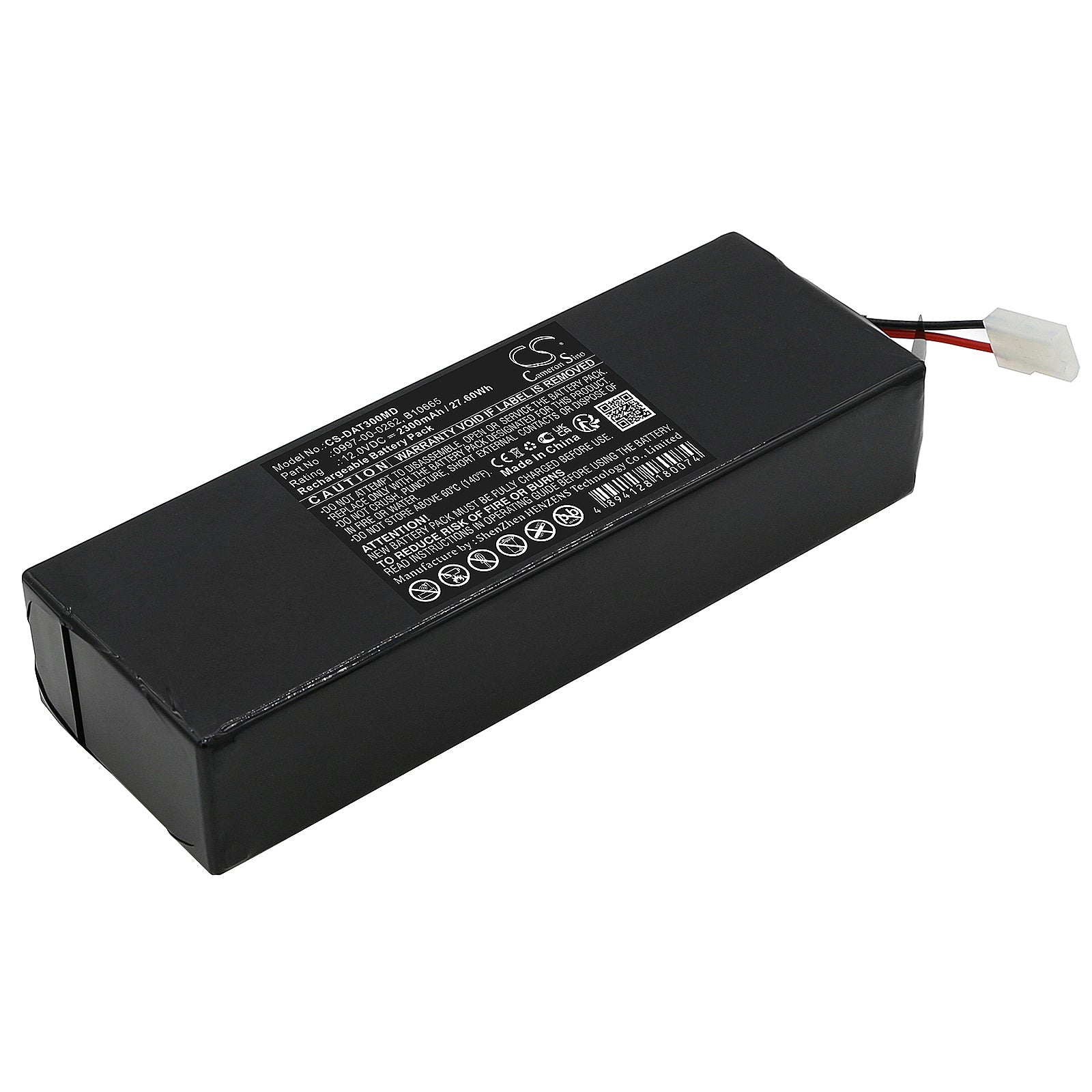 12V 2300mAh Replacement Battery for Datascope Accutorr 3/4 & Corp 3/4 Patient Monitors