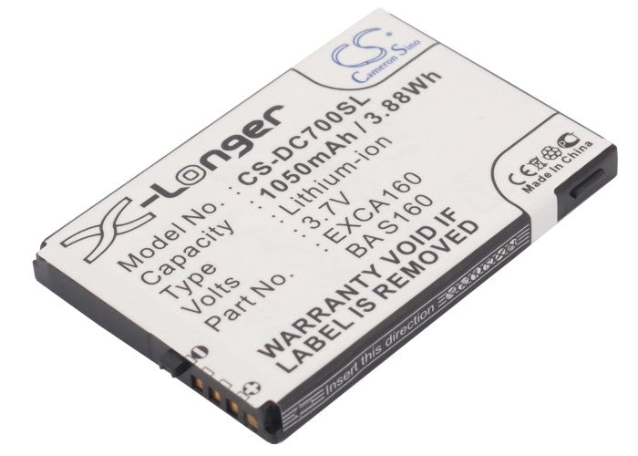 1050mAh 3.7V Li-ion Replacement Battery for HTC Excalibur, DOPOD C720, T-Mobile Dash - Phone Battery