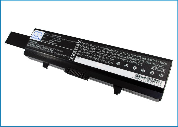 6600mAh Extended Life Laptop Battery for DELL Inspiron 1440, 1750 - 11.1V Li-ion Replacement - K450N, J399N