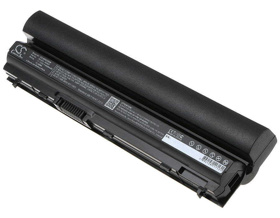 6600mAh Laptop Battery for DELL Latitude E6120 E6220 E6320 E6430S - Extended Life 11.1V Li-ion Replacement