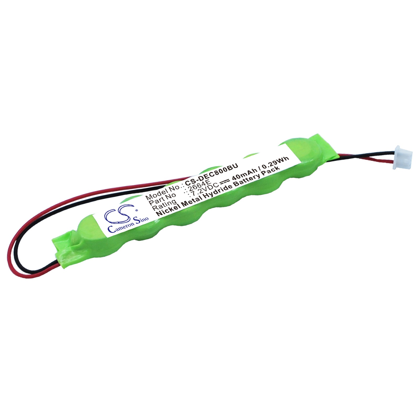 7.2V 40mAh CMOS RTC Battery for Dell Latitude C800 & Inspiron 8000 - BIOS Memory Backup - 2664E, 02664E