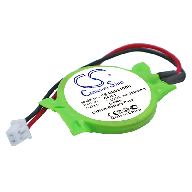 200mAh CMOS Battery - Asus/Fujitsu/Dell Laptops - 3V Lithium Backup - Panasonic/Dell Compatibility