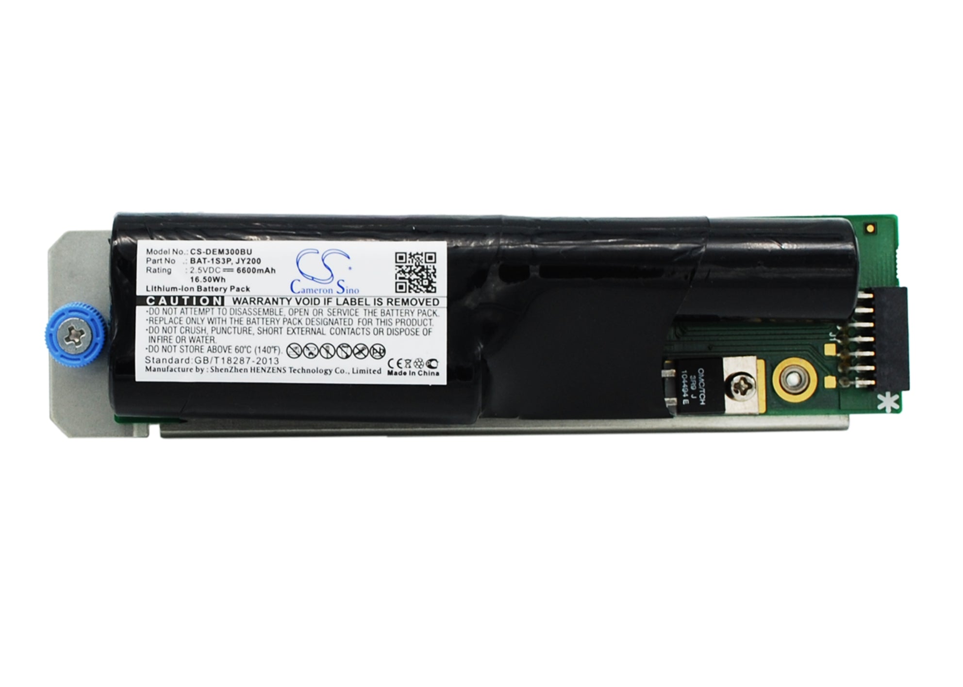 6600mAh Li-ion Battery for DELL PowerVault MD3000, IBM DS3400 & SUN T2510 RAID Controller, High-Capacity Replacement