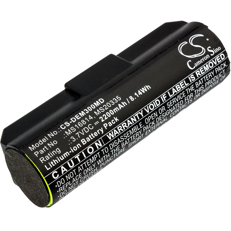 2200mAh Replacement Battery for Drager Infinity M300 Patient Monitor, 3.7V Li-ion, MS16814, MS20335