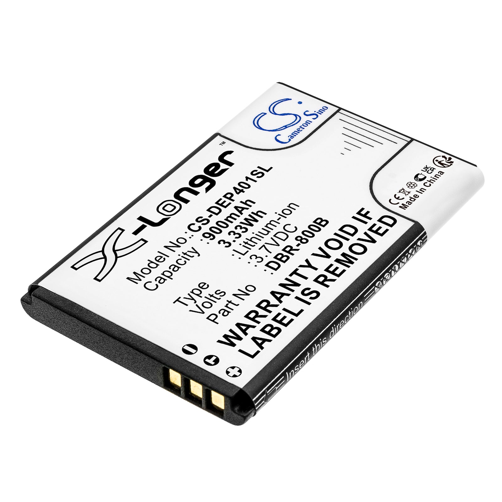 900mAh Replacement Battery for Brondi Amico & Doro Phones - 3.7V Li-ion, Fits Amico, Lumina, Primo + More!