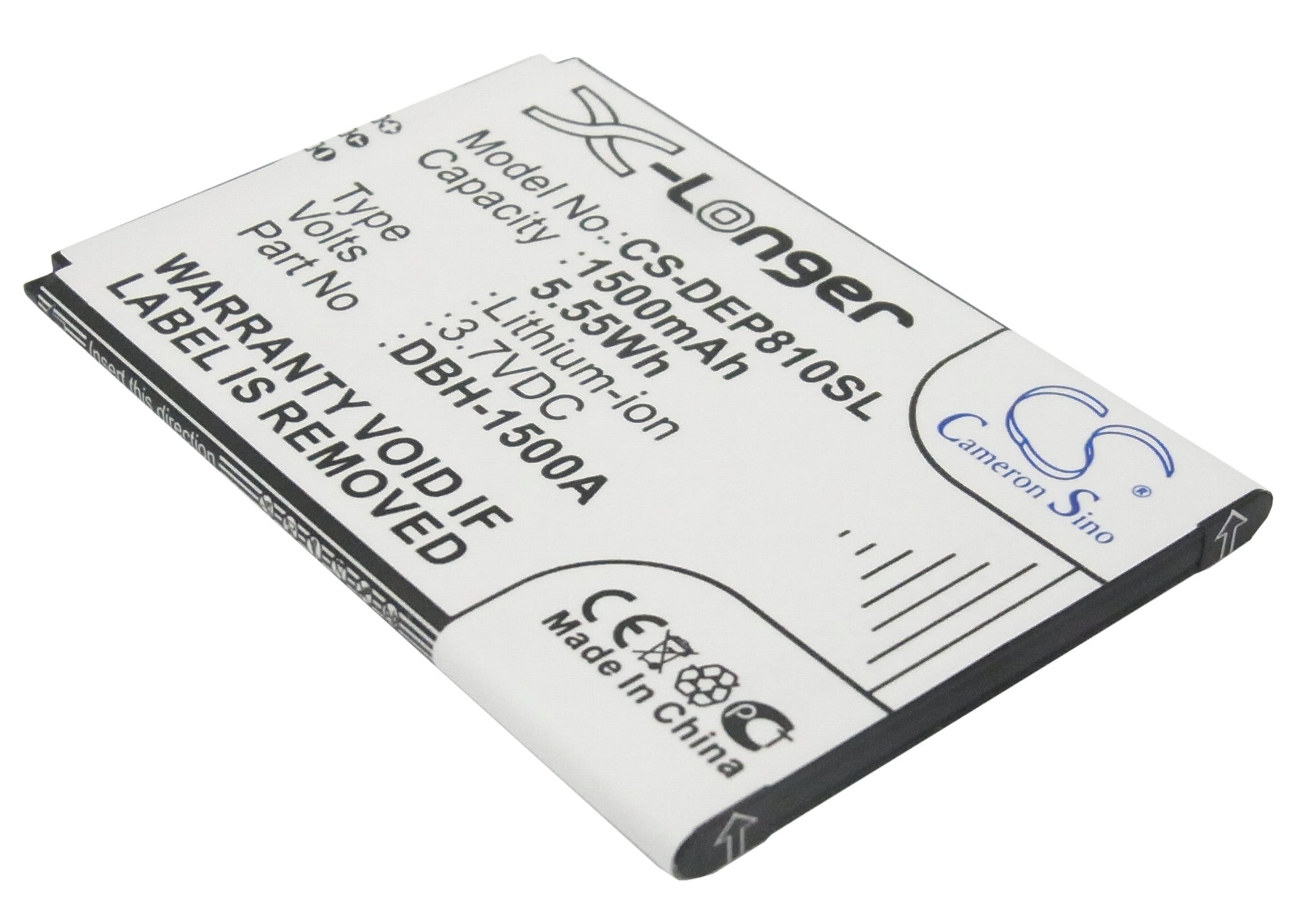 Doro Liberto 810, Mini, 6379 Smartphone Battery - 1500mAh, 3.7V Li-ion Replacement - DBH-1500A Power Solution