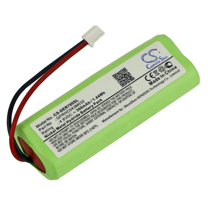 4.8V 300mAh Ni-MH Replacement Battery - Educator 700A, 800A, 1200A Series Dog Collar Receivers