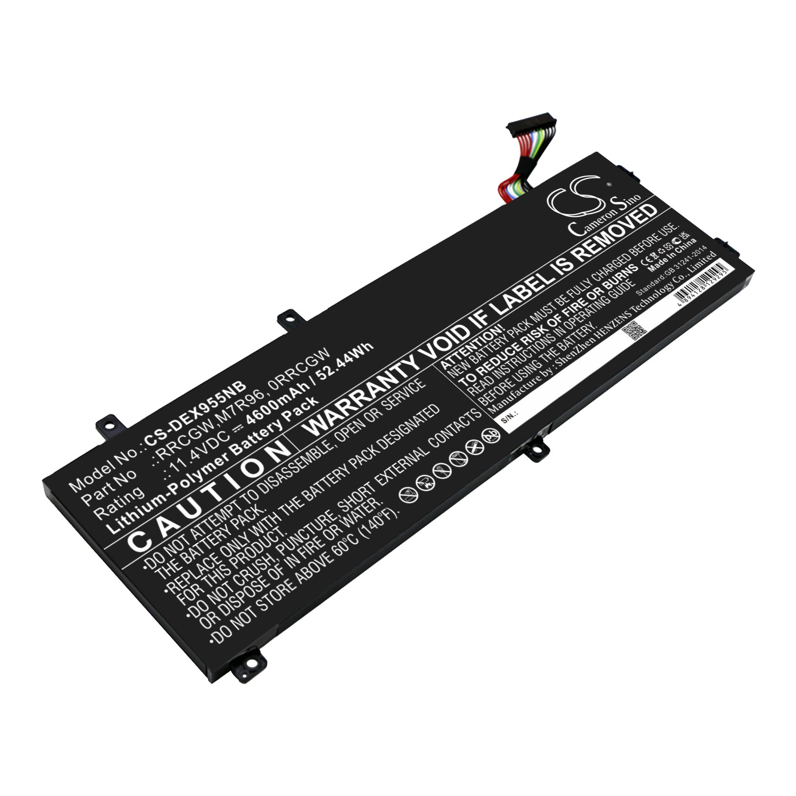 DELL Precision 5510/5520/5530 & XPS 15-9550/9560/9570 Laptop Battery - 11.4V 4600mAh - Replacement Power