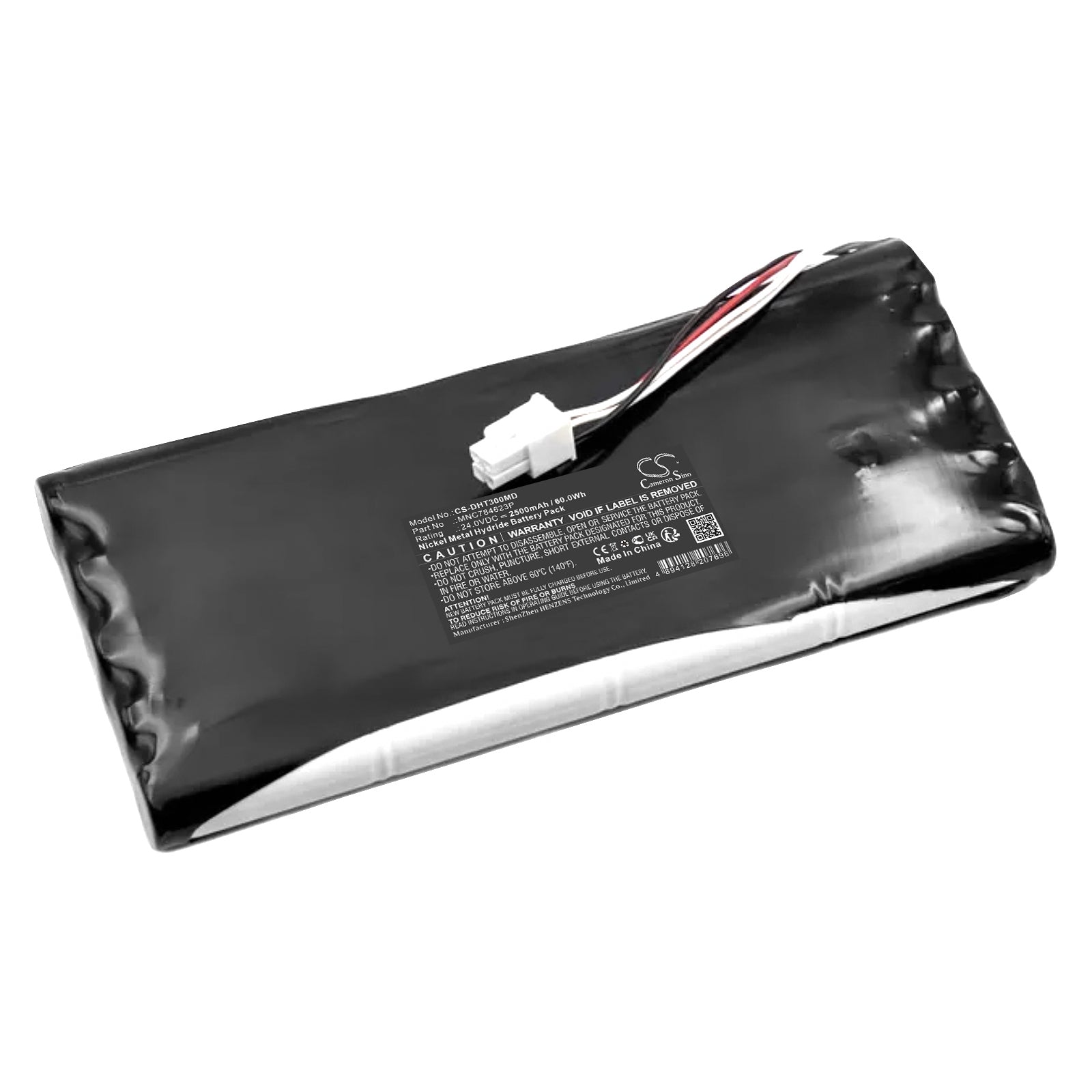 GE AS3 Monitor Battery Replacement, NiMH 24V 2500mAh, Compact Size, Datex Ohmeda Compatible Medical Device