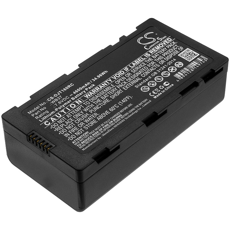 4600mAh Battery for DJI CrystalSky & Cendence Monitors - 7.6V Li-Polymer WB37 - T16, MG-1 Series & FPV Remote Power