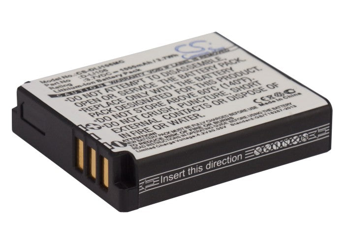 1000mAh 3.7V Replacement Battery for Kodak PlaySport Zx5, PIXPRO SP1/SP360 & Pentax Optio X90/MX-1 Cameras