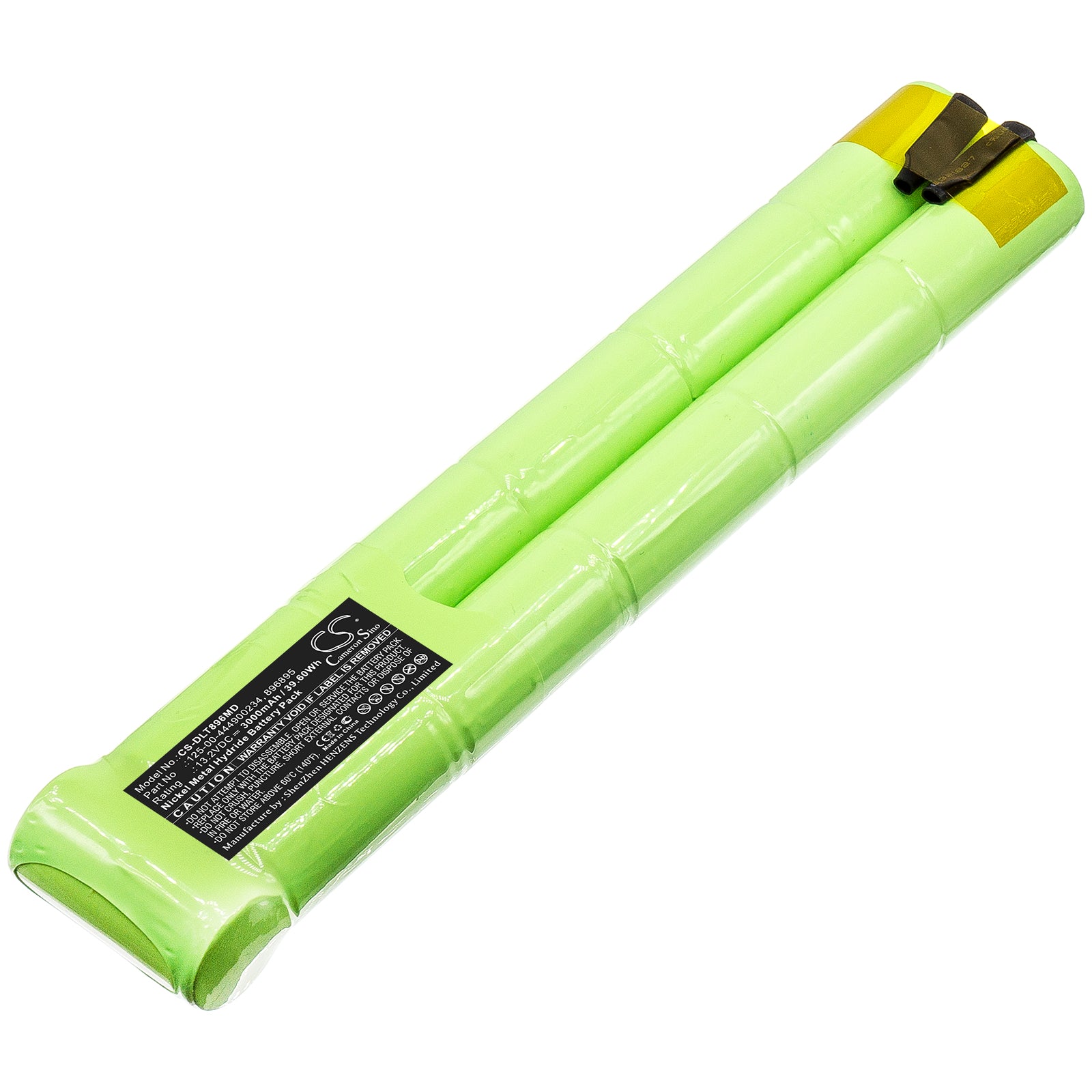 High-Capacity 3000mAh, 13.2V Ni-MH Replacement Battery for Datex Light 896895 Medical Monitor