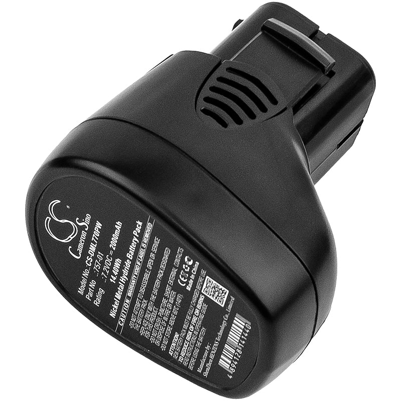 7.2V 2000mAh Ni-MH Replacement Battery - Dremel MultiPro 7700-01/02 Cordless Rotary Tool Power