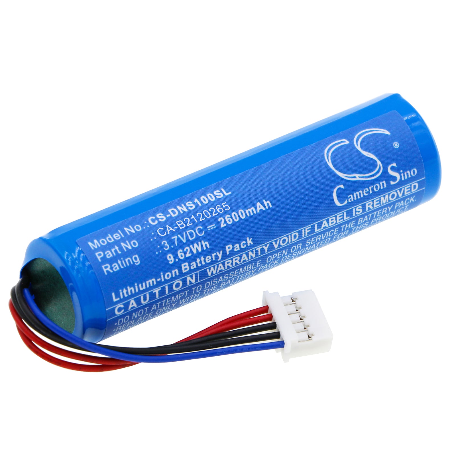 2600mAh Replacement Battery for Denon Envaya Mini DSB-100 Bluetooth Speaker - 3.7V Li-ion Rechargeable Power.