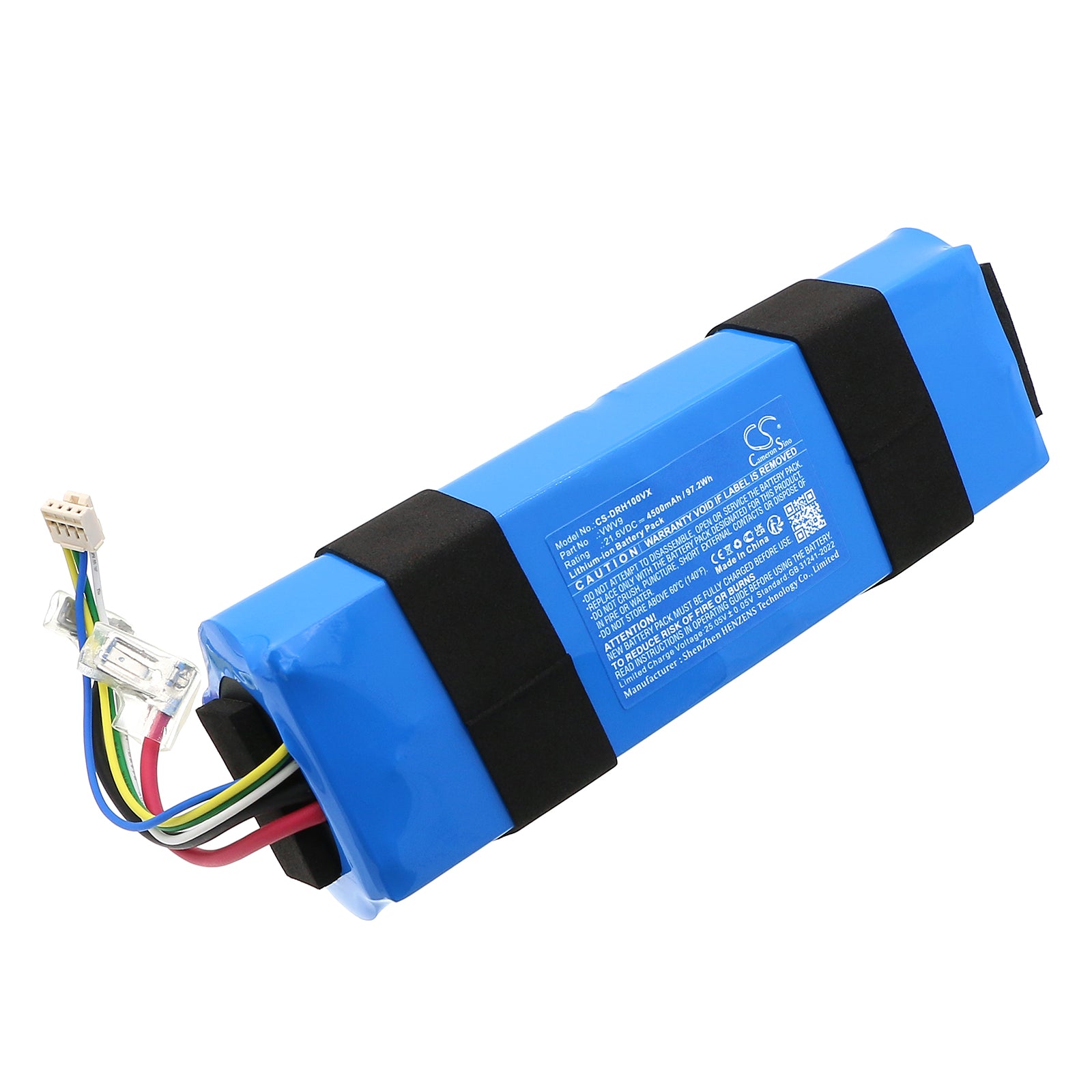 21.6V 4500mAh Replacement Battery for Dreame H11 Max Pro S, H12 Vacuum, VWV9, P2106-6S1P-BWB