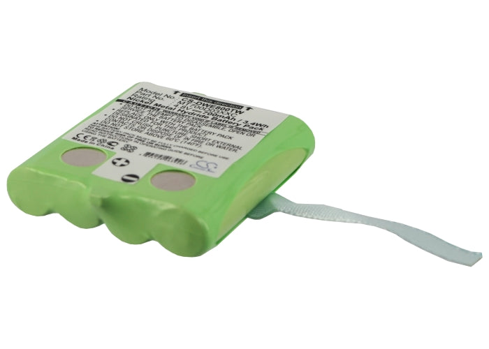 700mAh Ni-MH Battery 4.8V for DeTeWe Outdoor 8000 & Simvalley Two-Way Radios - Replacement Power Pack
