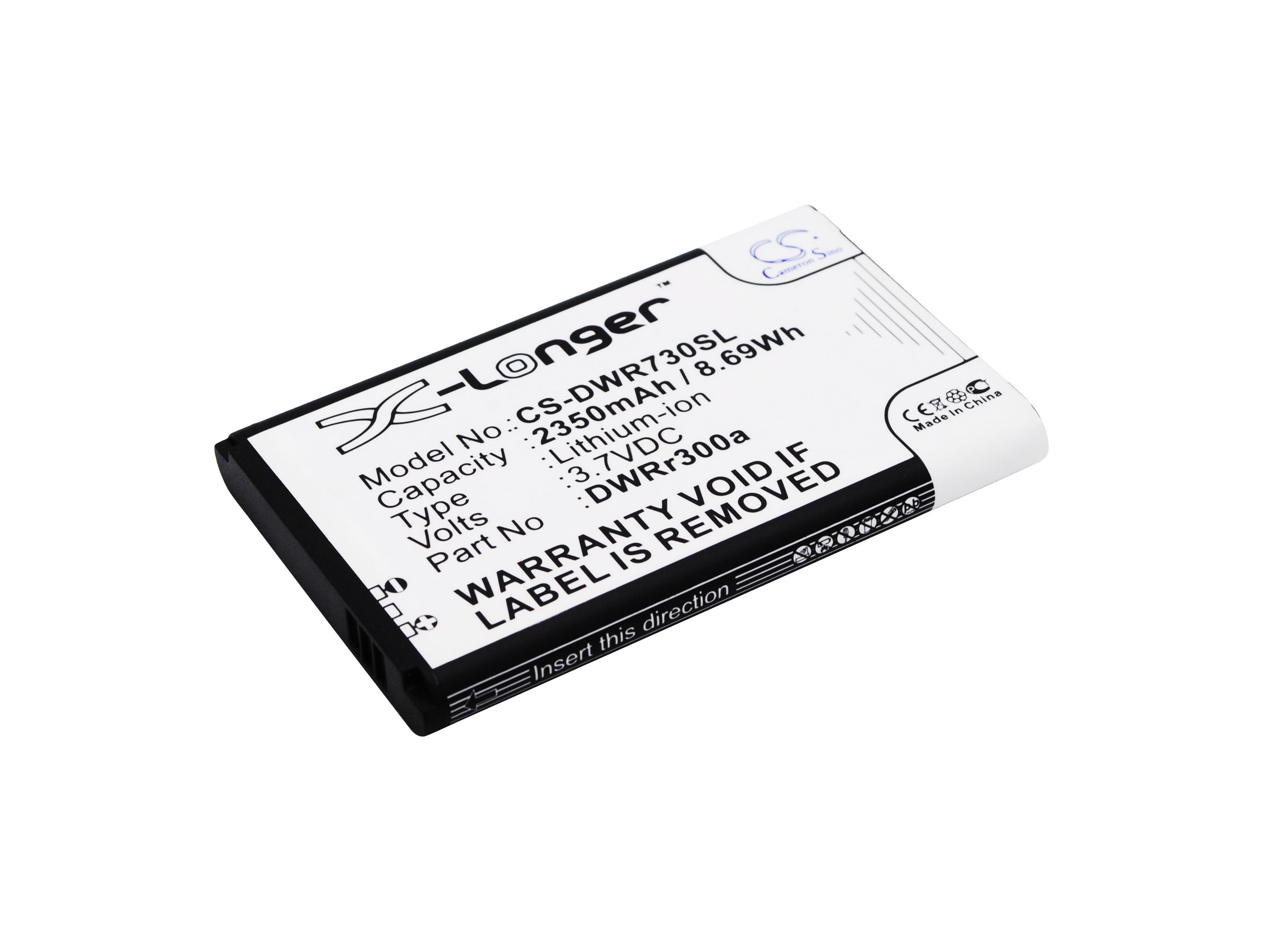 2350mAh Replacement Battery for D-Link DWR-730, 720, 830, 932C Hotspots - 3.7V Li-ion Power