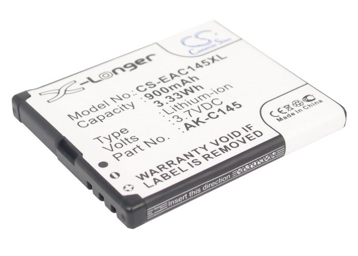 900mAh Replacement Battery for Aligator V500 V550 A420, Bea-fon C250, Texet TM-D222 - 3.7V Li-ion Power, Mobile Phone