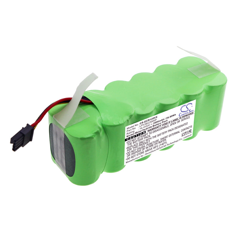 2000mAh 14.4V Ni-MH Battery for Amibot Dibea Moppy Robot Vacuum - Reliable Replacement Power Pack