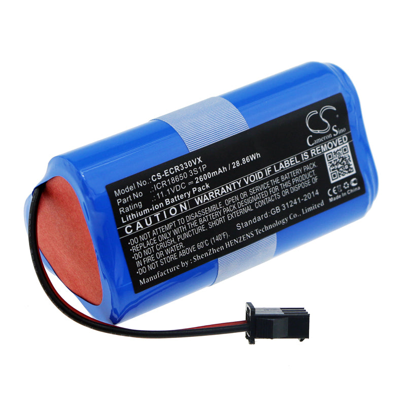 2600mAh 11.1V Li-ion Replacement Battery for Dora CR330, CR331, CR332, CEN330 Series Robot Vacuum Cleaners