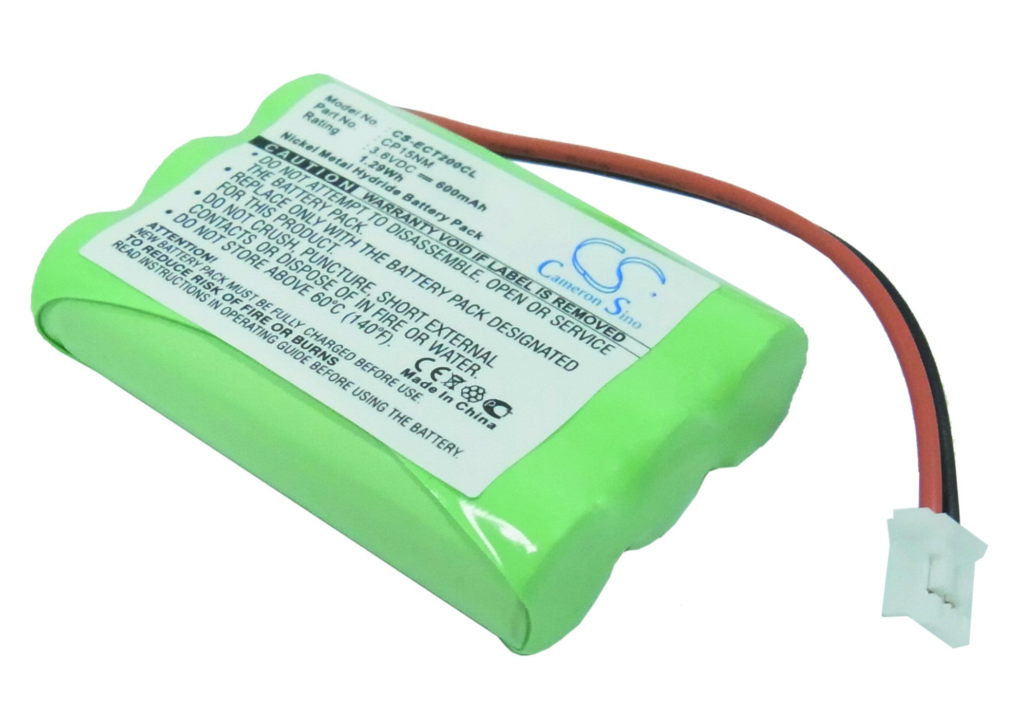 600mAh Ni-MH 3.6V Cordless Phone Battery for Alcatel Altiset Comfort, Ericsson DECT200, Samsung SP-R5000