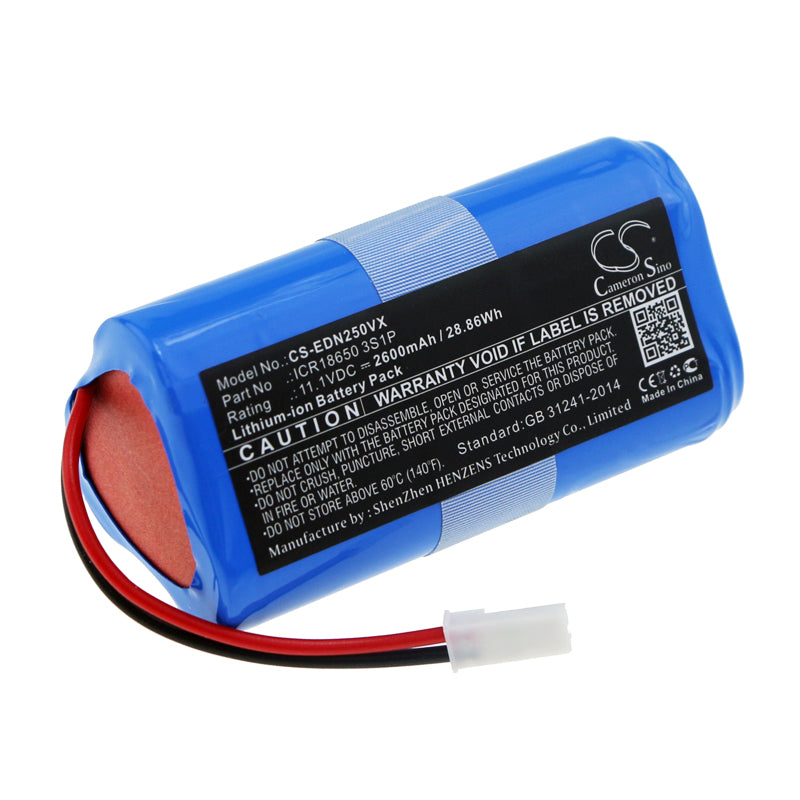 2600mAh 11.1V Li-ion Replacement Battery for Ecovacs CEN250, V700, Pure Clean PUCRC105 Robotic Vacuum Cleaners
