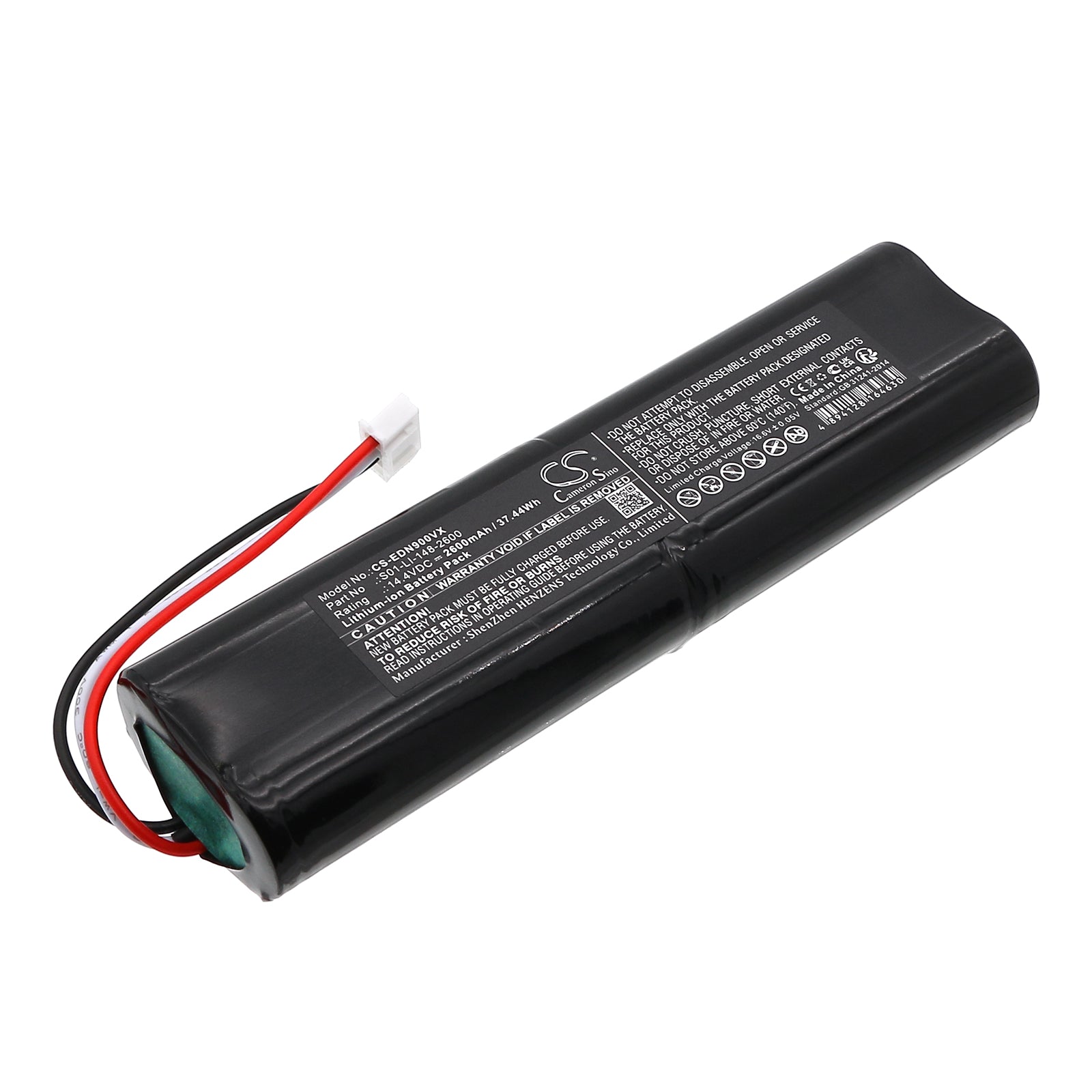 2600mAh Replacement Battery for Ecovacs Deebot Ozmo 900 Series & Yeedi Vac 2 Pro, 14.4V Li-ion