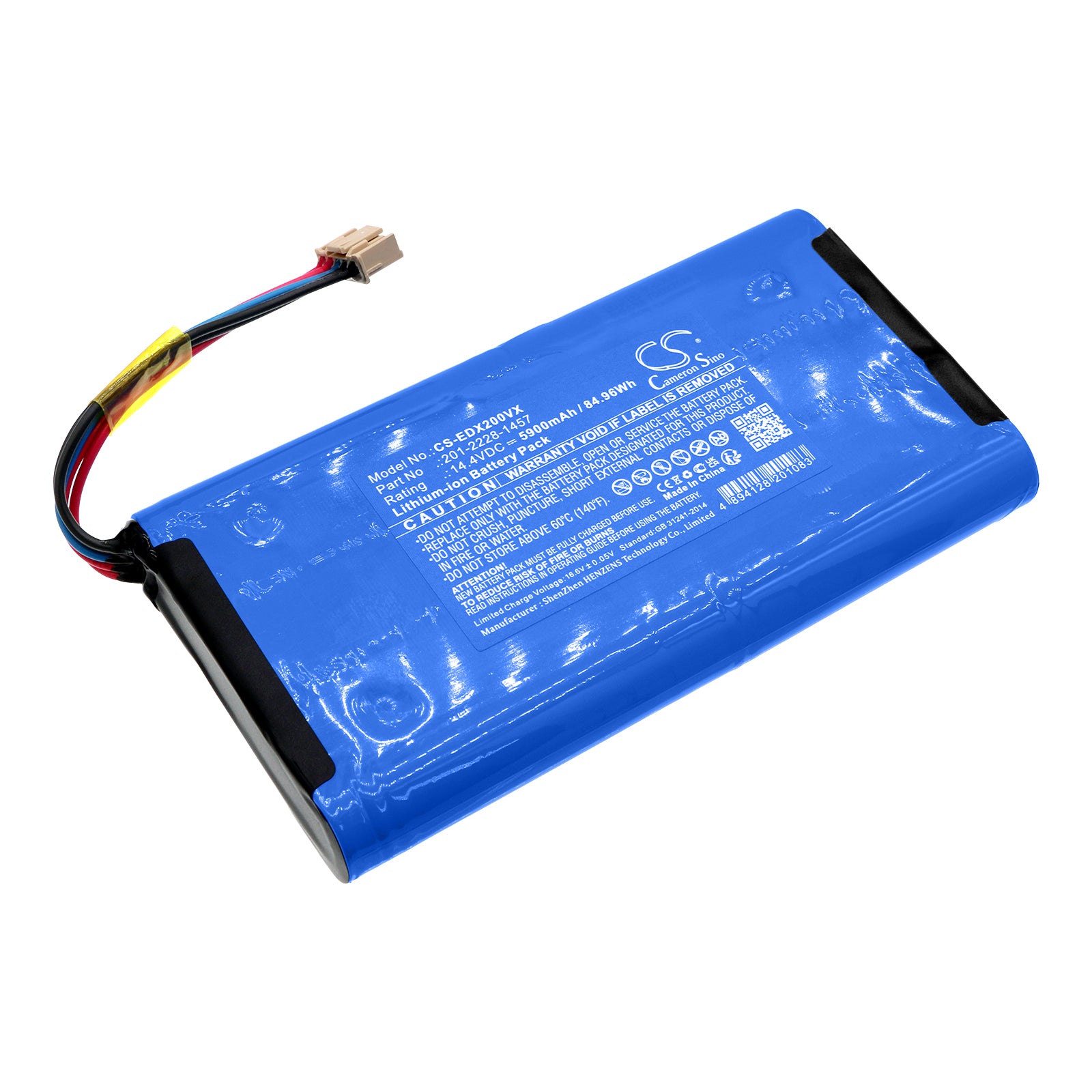 Ecovacs DEEBOT X2/X5 OMNI Replacement Battery - 14.4V 84.96Wh Li-ion, 6400mAh - Vacuum Cleaner Power Solution