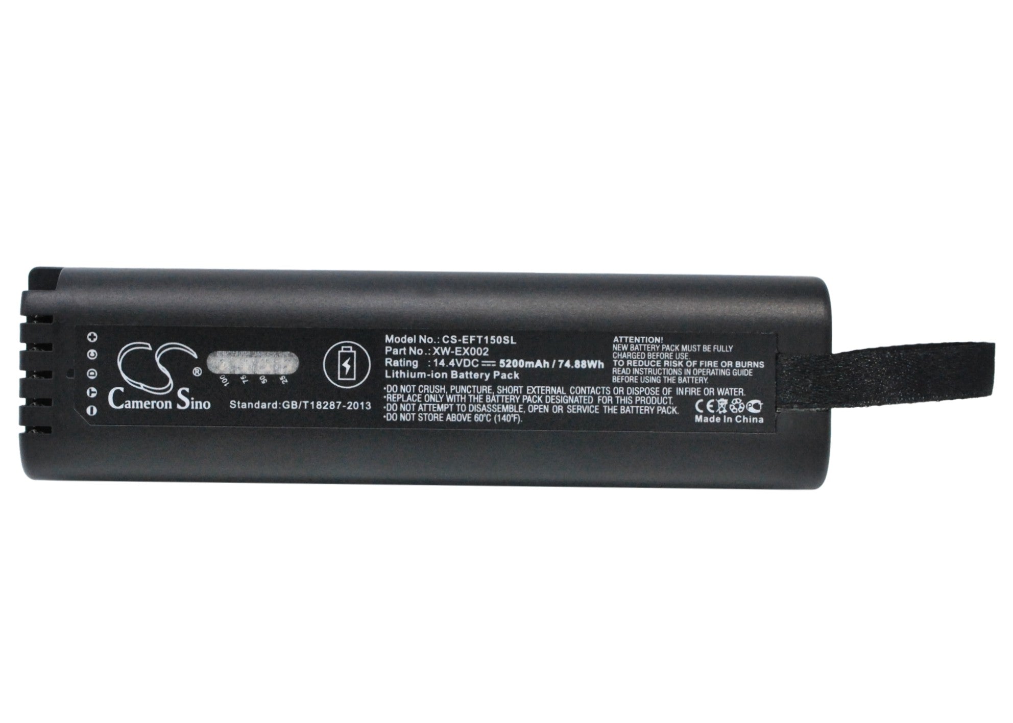 74.88Wh Li-ion Replacement Battery for EXFO FTB-150/200 Fiber Testers - 5200mAh, 14.4V - XW-EX002/006 Compatible