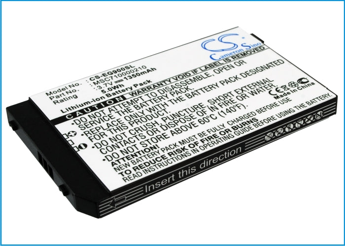 1350mAh Replacement Battery for Softbank X01T & Toshiba Portege G900 - 3.7V 5.0Wh Li-ion - Exact Fit, Reliable Power