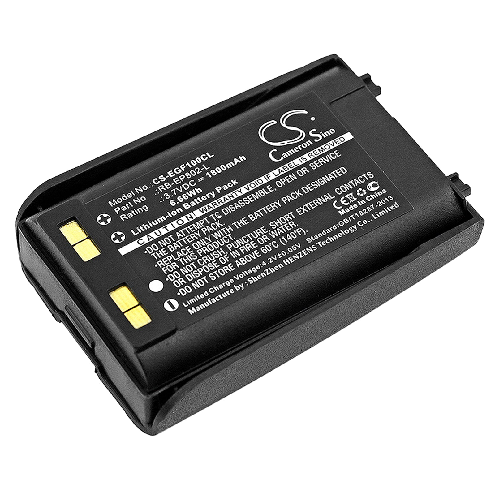 EnGenius FreeStyl 1/HC/2 & EP-801 Cordless Phone Battery - 1800mAh, 3.7V Li-ion Replacement, RB-EP802-L
