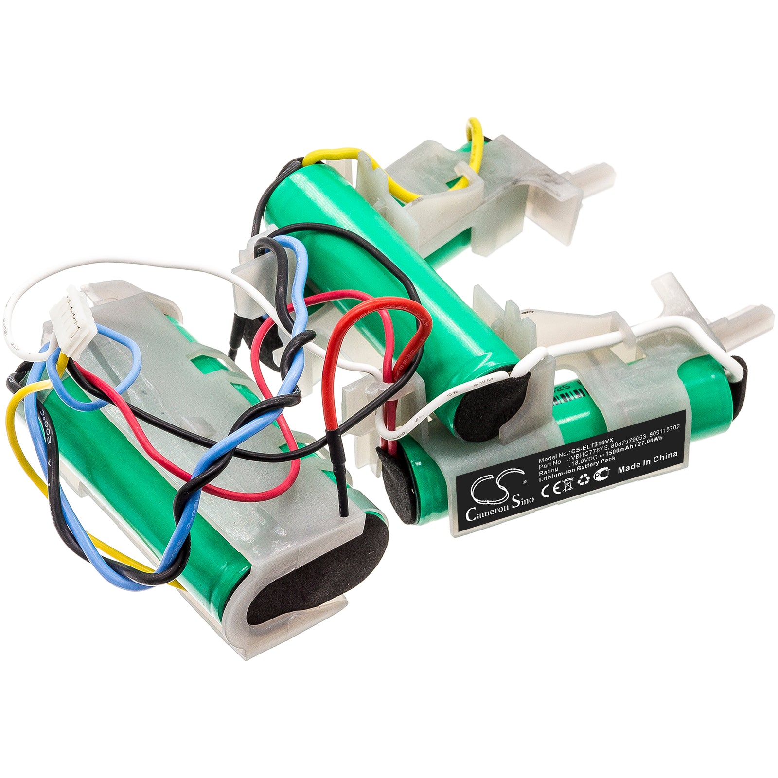 18V 1500mAh Lithium-Ion Battery - AEG AG18 Plus CX7 Vacuum & Electrolux Ergorapido Replacement Power Pack