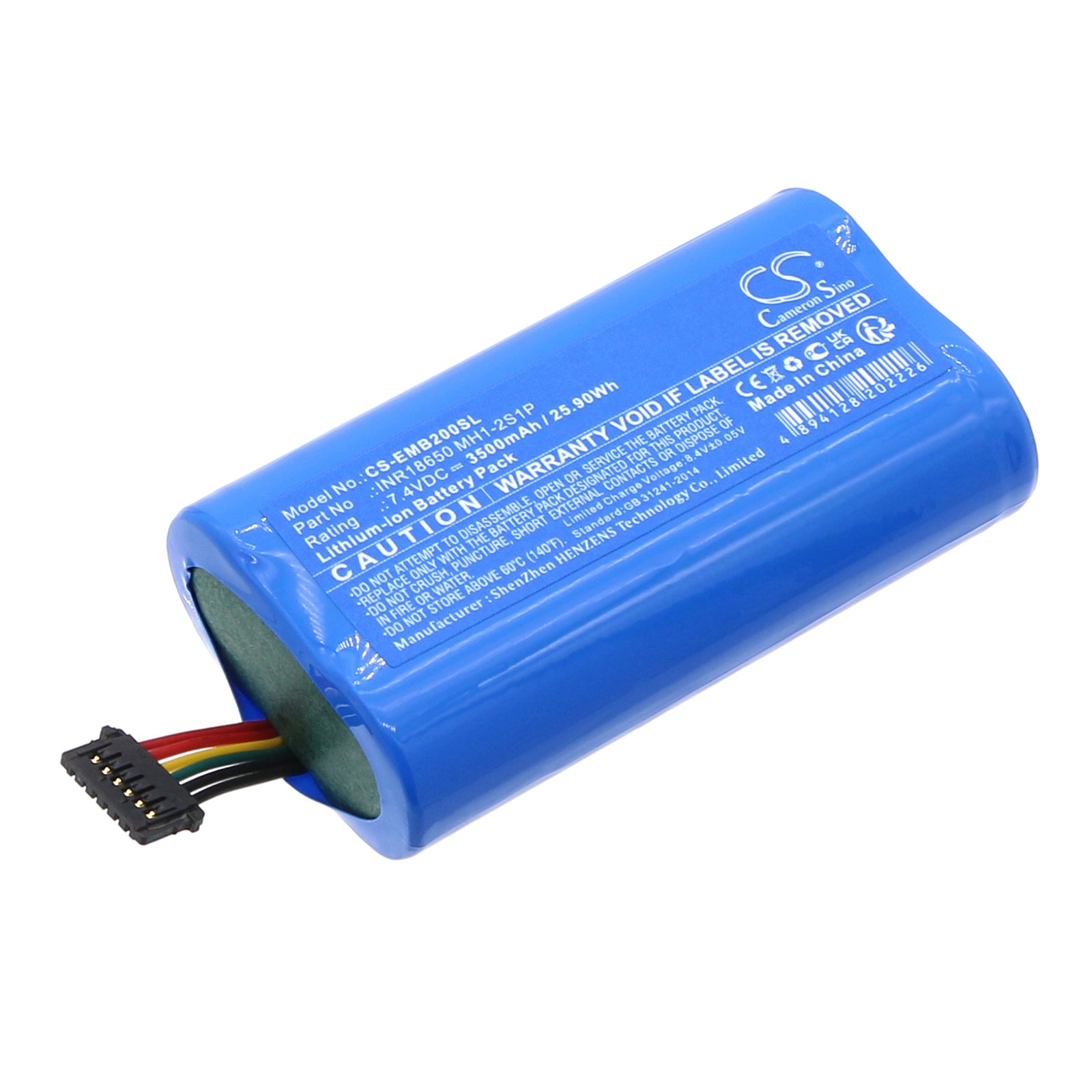 3500mAh Replacement Battery for Ember Mug 2 - 7.4V 25.9Wh Li-ion - Smart Mug Power Boost