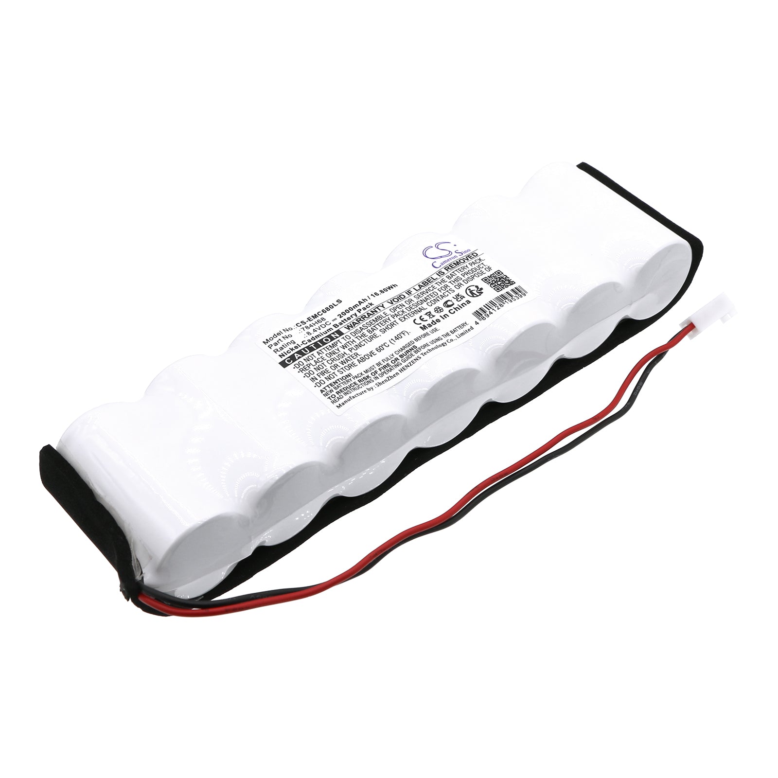 8.4V 2000mAh Ni-CD Battery for DUAL-LITE Emergency Lights PGP/PGW/PGZ-HTR, Replaces 784H68, D-SC 1800BT