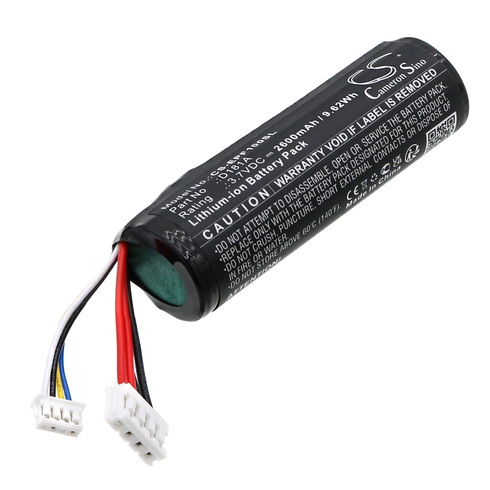 2600mAh Replacement Battery for Epson WF100 WF-100 B581A PX-S05W Printers - 3.7V Li-ion