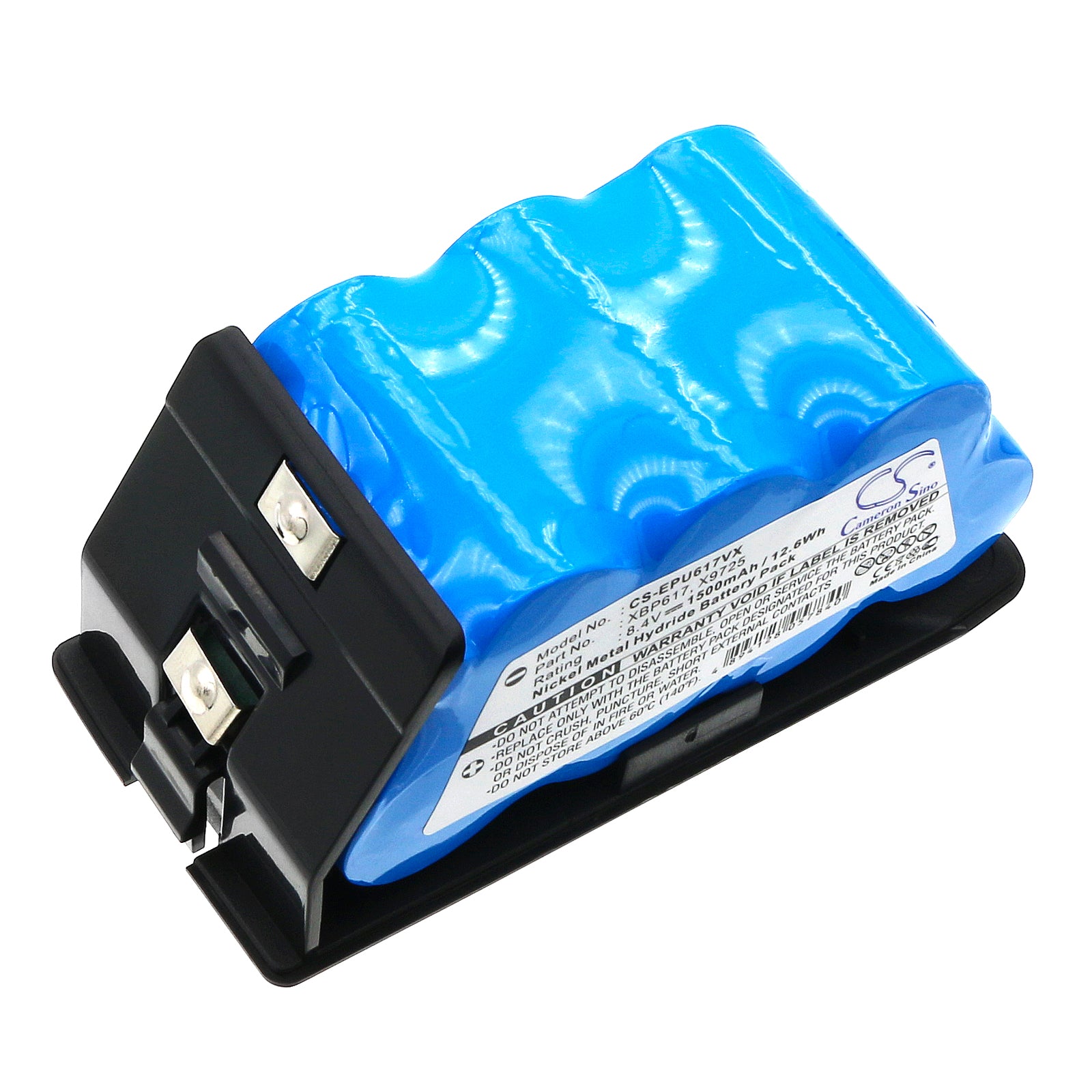 8.4V 1500mAh Ni-MH Replacement Battery for Shark Euro-Pro UV617, UV647H, V1730 Vacuums, XBP617 Series