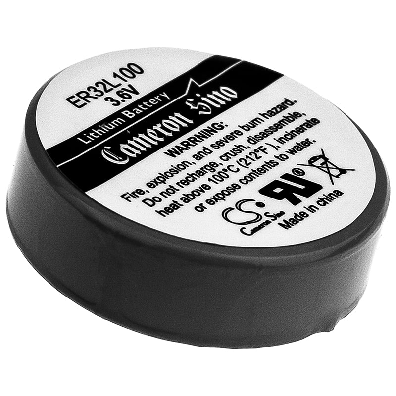 ER32L 3.6V Lithium Battery: Industrial Power, Extended Tabs, 3.6Wh Li-SOCl2, 32.5x32.5x10.2mm for Critical Applications