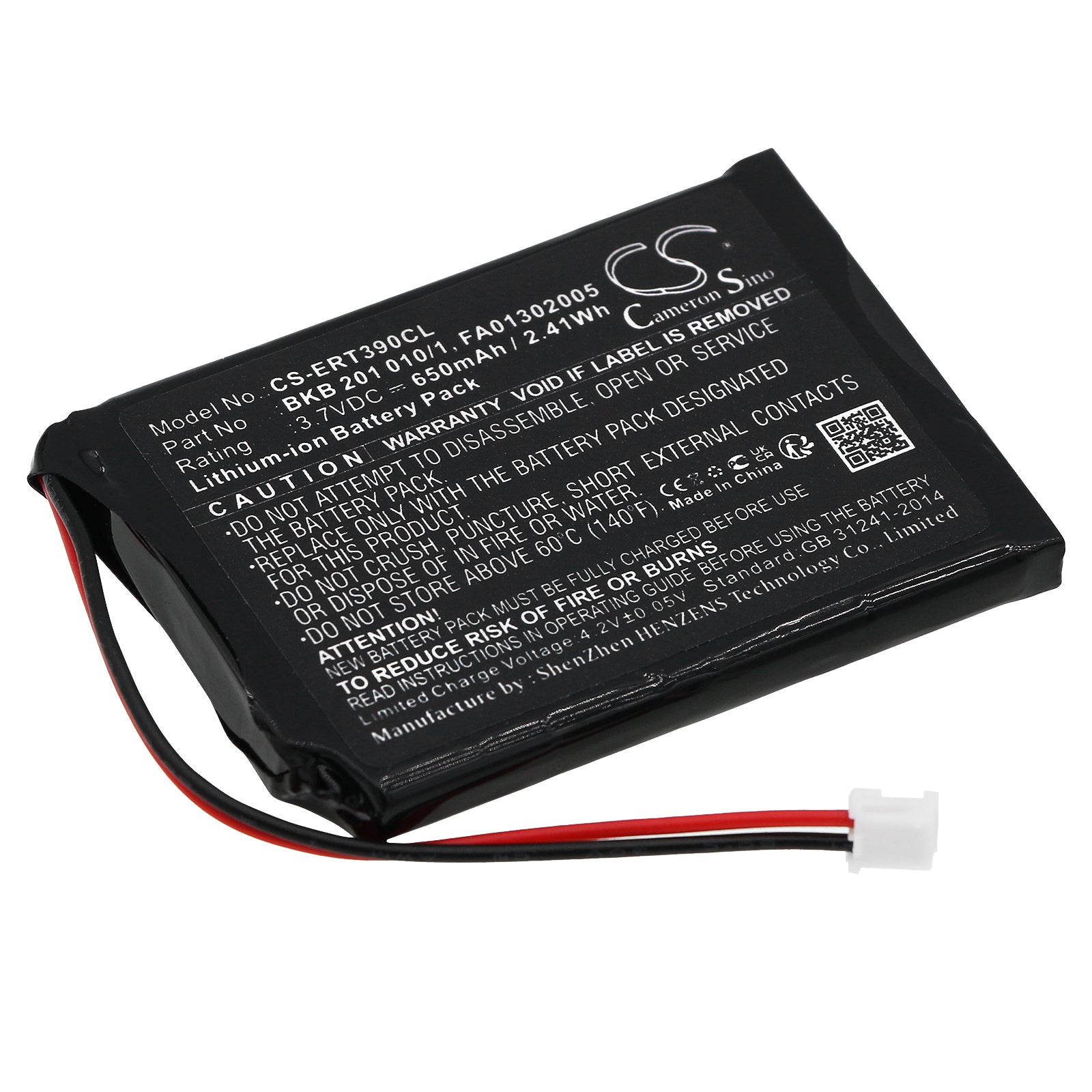 650mAh Li-ion Battery Replacement for Aastra 660177, Mitel, Swyx, Ascom, Avaya Cordless Phones - 3.7V
