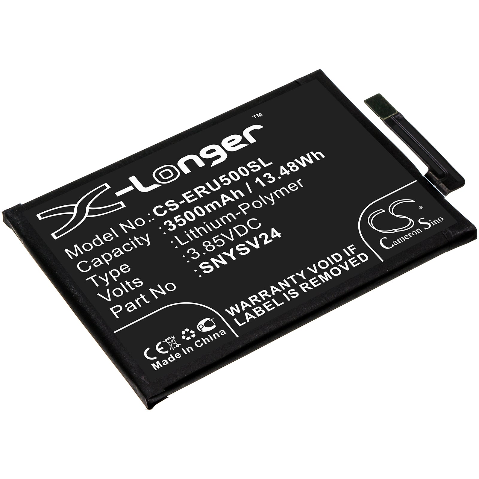 3500mAh Li-Polymer Replacement Battery for Sony Xperia 10 II (XQ-AU42, SOV43) - Extended Life