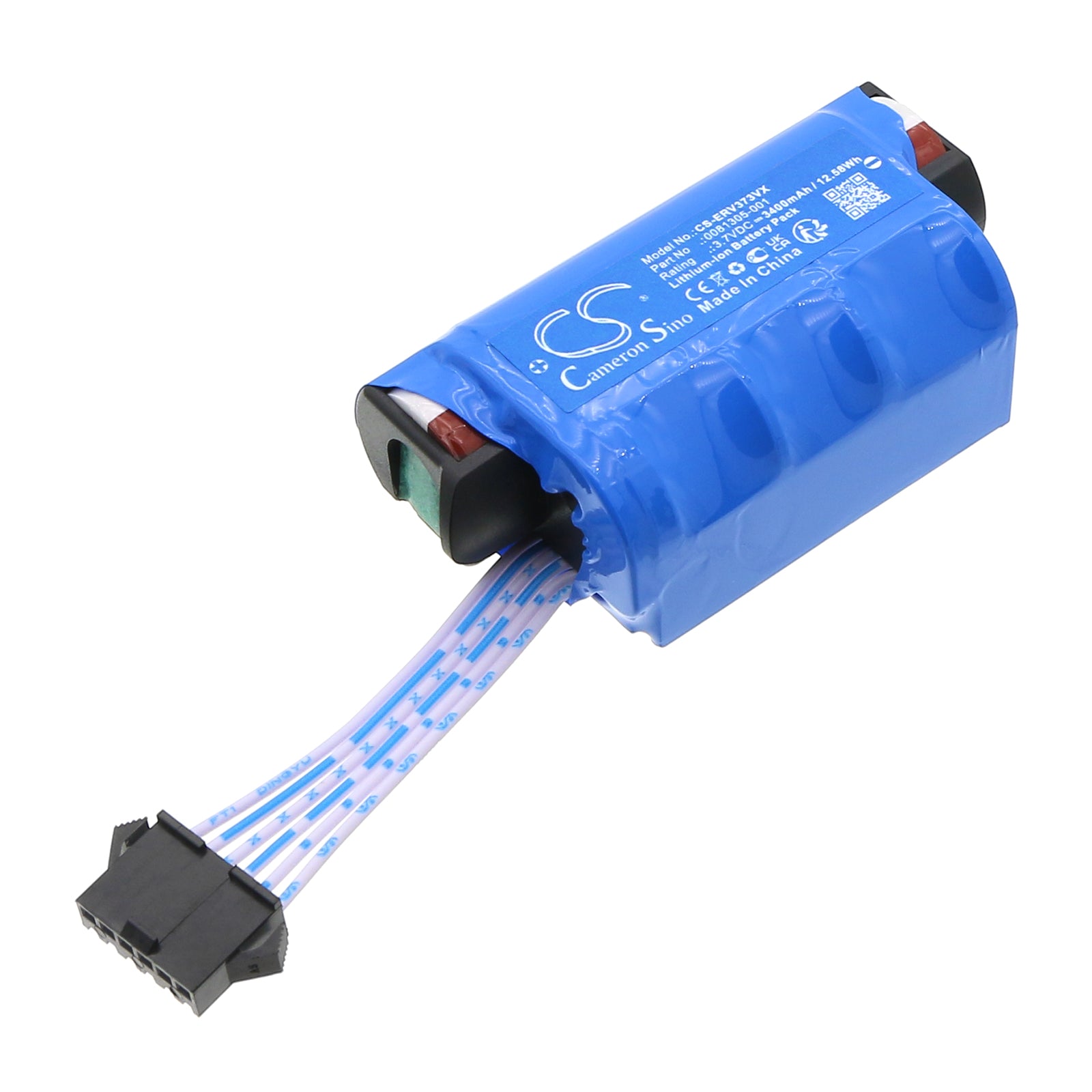 Shark V3700C Sweeper Replacement Battery - 3400mAh Lithium-ion, 12.58Wh, Type 2