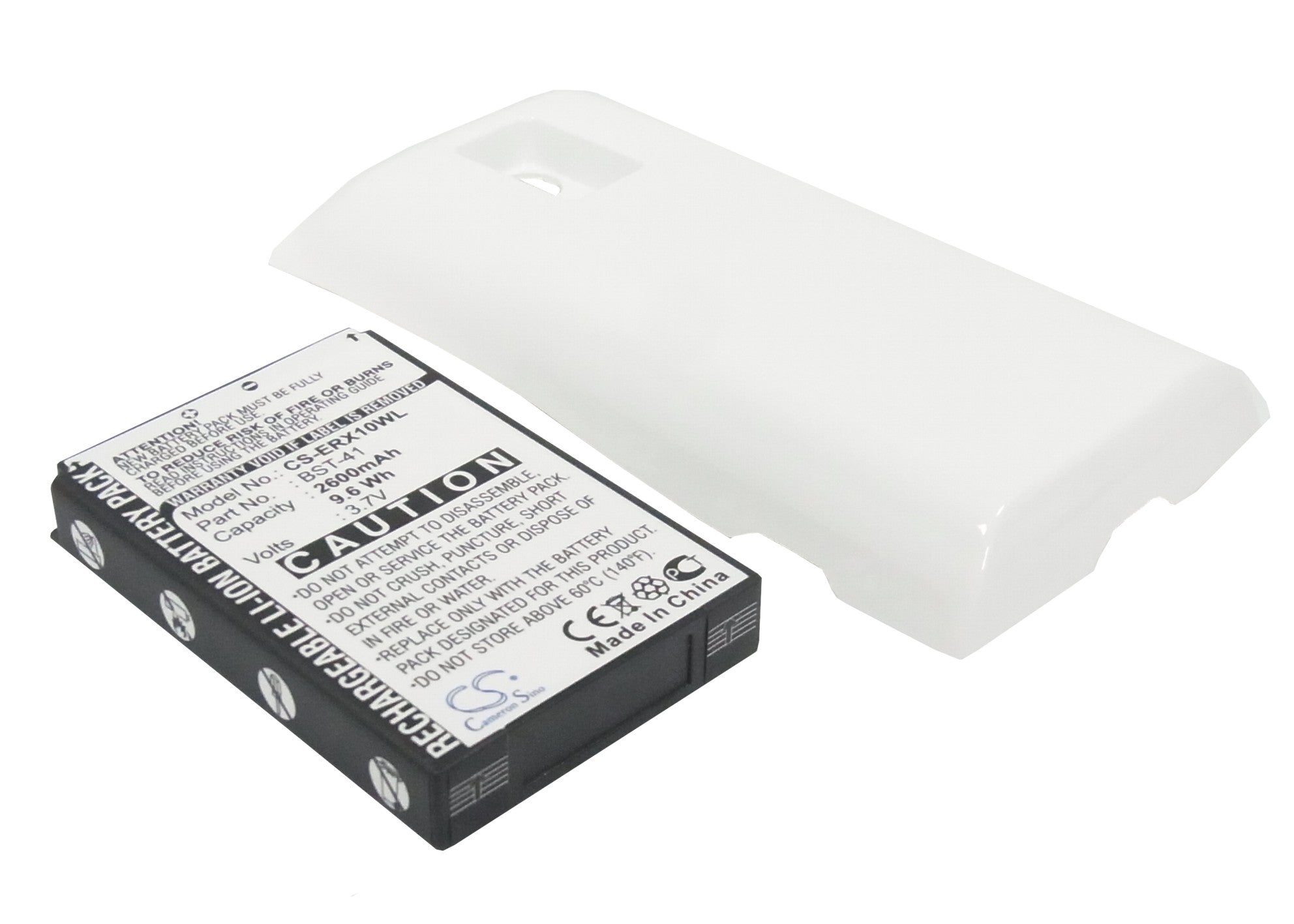 2600mAh Replacement Battery for NTT Docomo Xperia ASO29038 - 3.7V Li-ion Power Boost