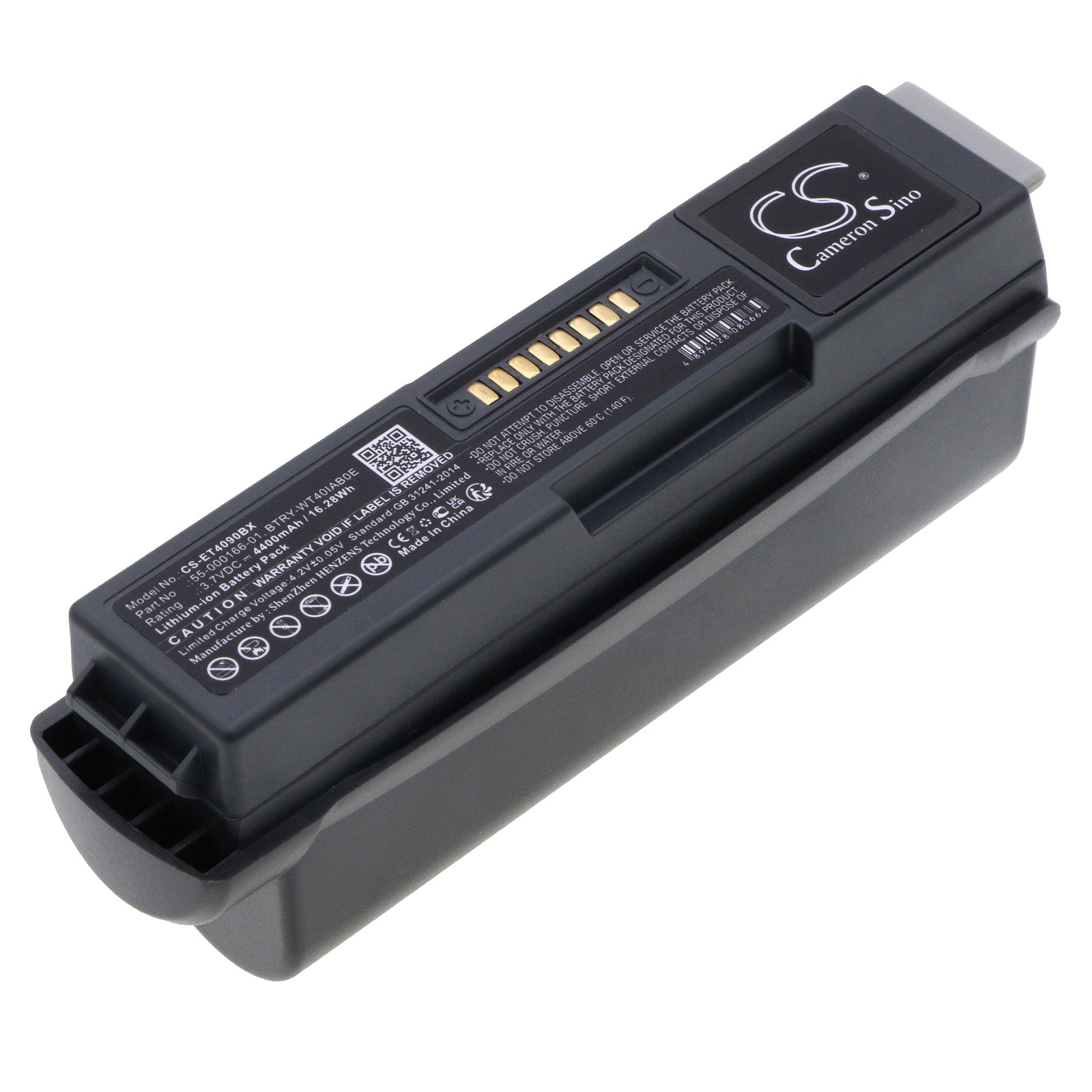 4400mAh Extended Life Replacement Battery for Symbol WT4000 WT41N0 Wearable Barcode Scanners - 3.7V Lithium-Ion
